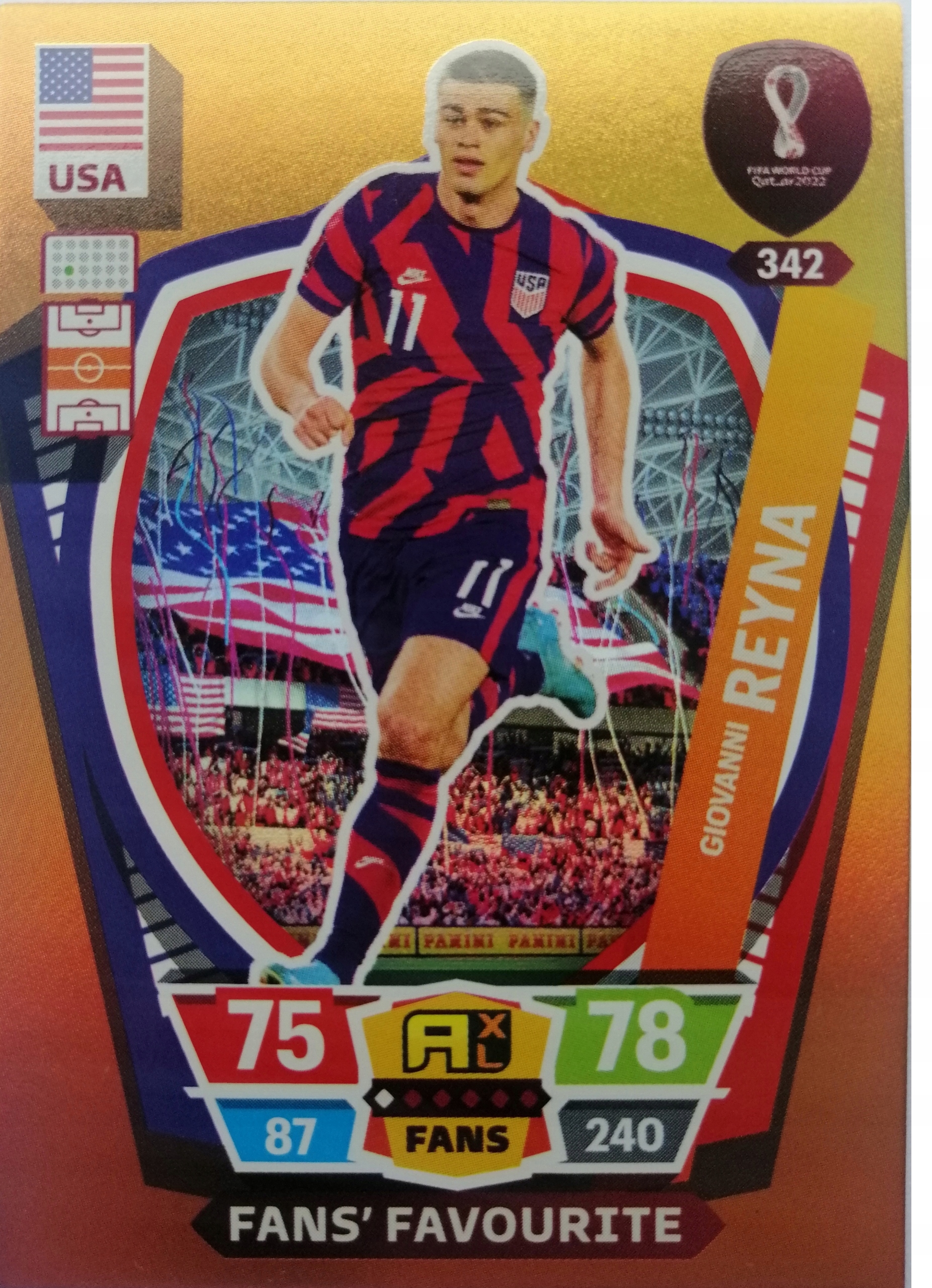 World Cup Qatar 2022 Fans Favourite 342 Reyna