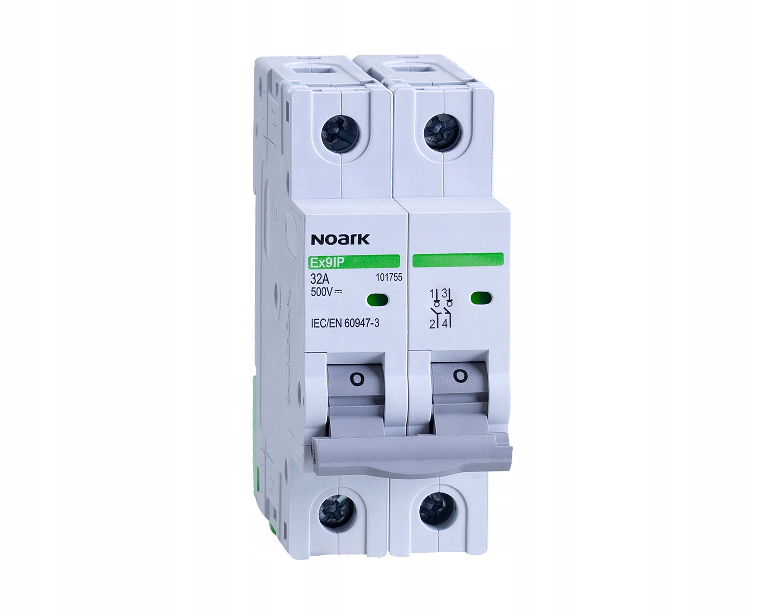 

Rozłącznik izolacyjny Ex9IP 2P 16A 500V DC Noark