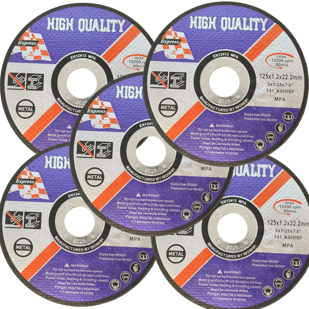 

5x Tarcza Do Cięcia Metalu Szlifierki 125x1,2mm