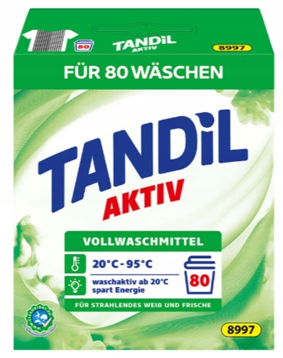 Levně Tandil Aktiv Bělící prášek na praní silných bílých tkanin 5,2 kg 80