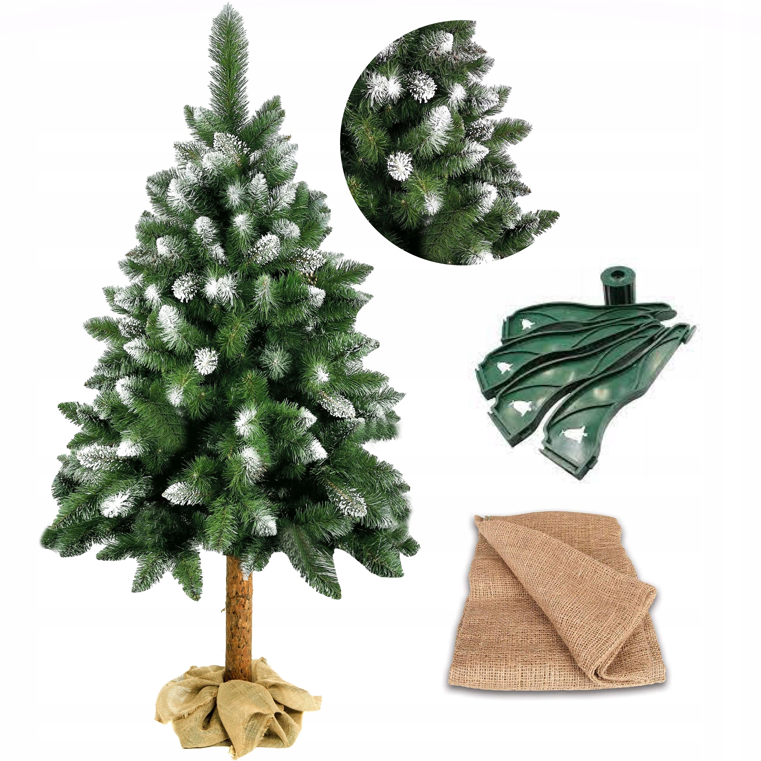 CHOINKA SZTUCZNA NA PNIU SOSNA DIAMENTOWA 180 CM