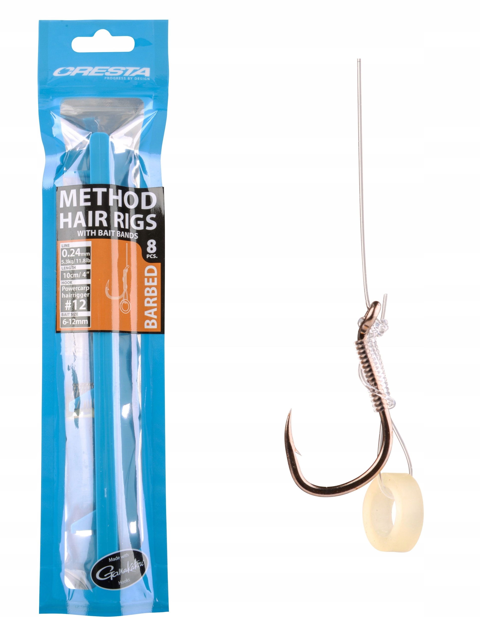 Cresta Method Rigs 8 szt. #10 Bait Band