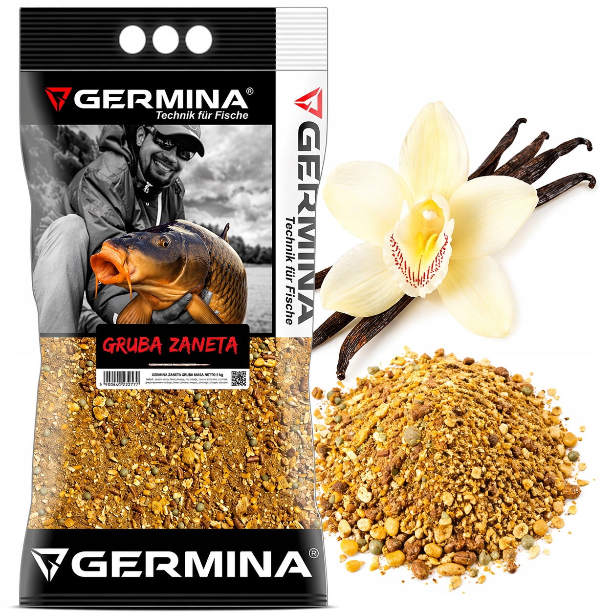 Zanęta Germina Gruba metoda spławikowa i gruntowa 3kg Wanilia