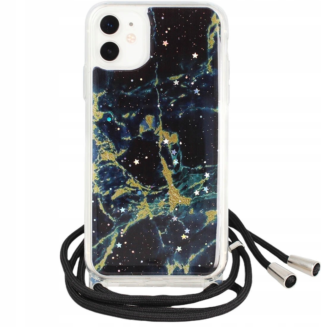 

Etui Case Glamour Sznurek do Iphone 12 Mini +szkło