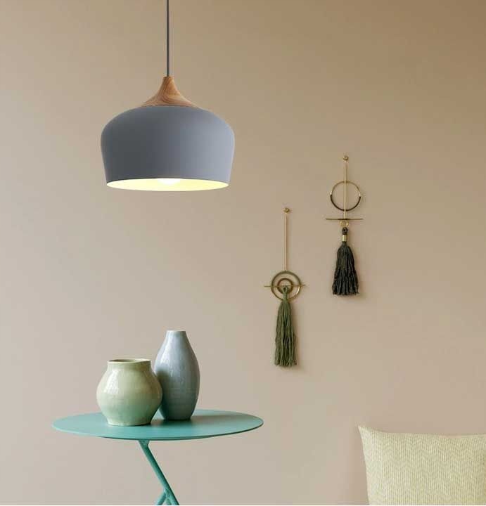 LAMPA WISZĄCA NOWOCZESNA BARI DREWNO DUŻA WHITE Kolor czarny