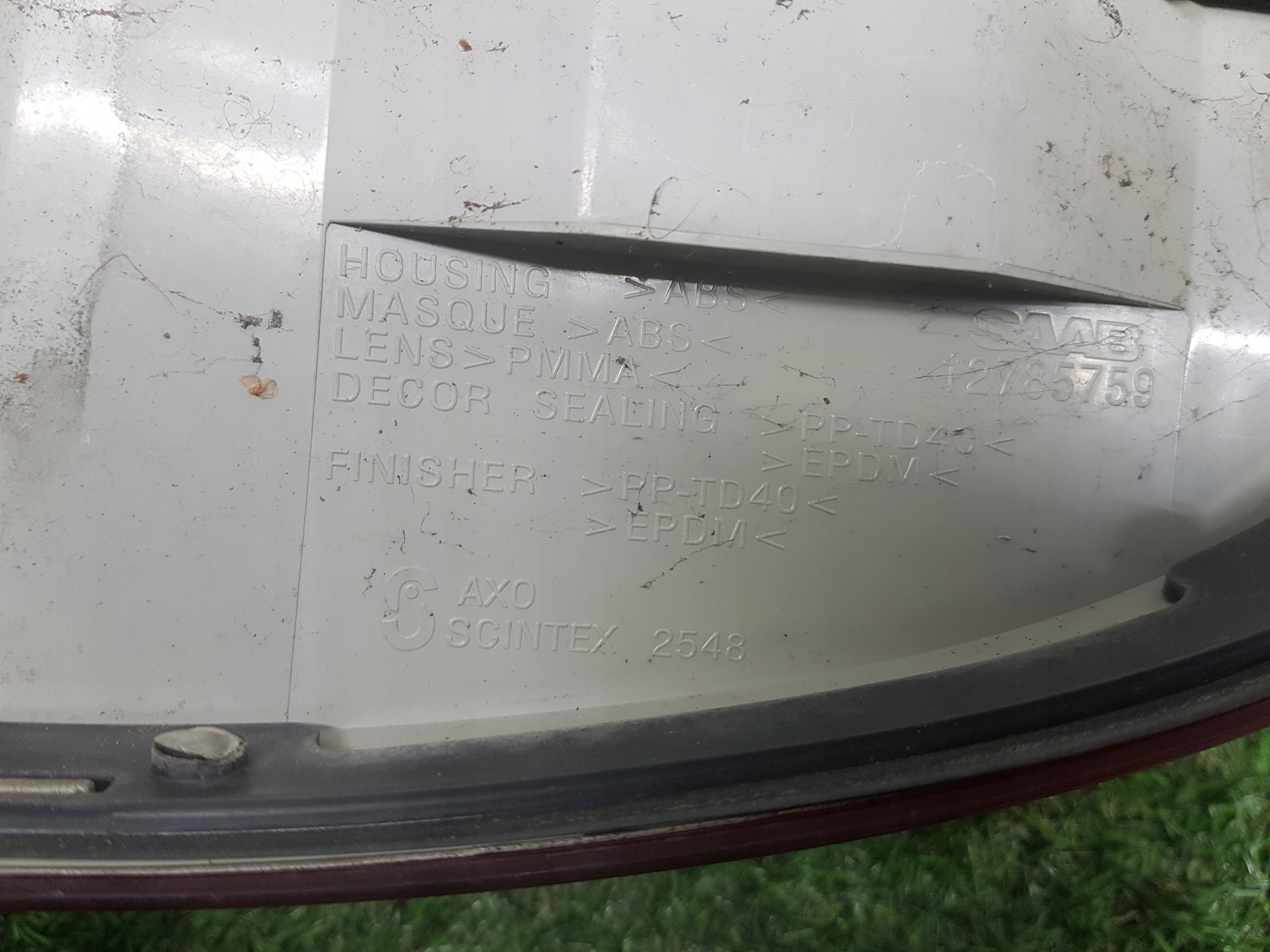 light left rear SAAB 9-3 12785759