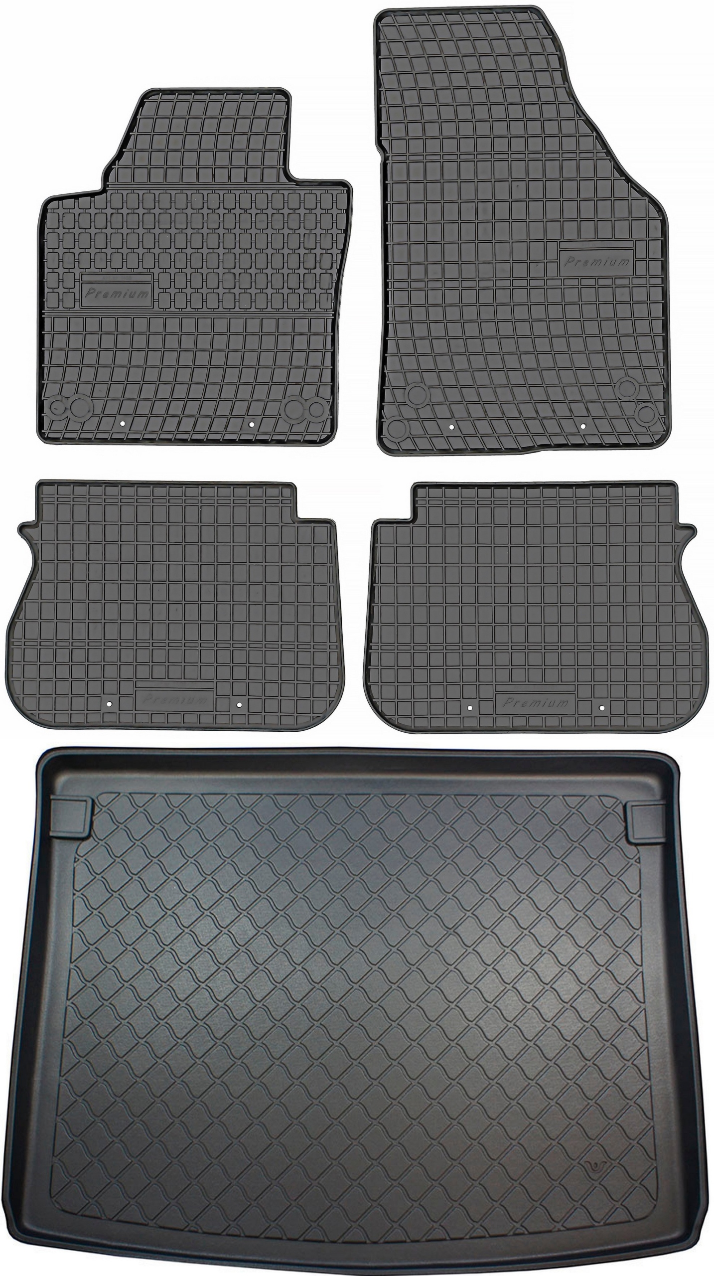 

Vw Caddy III Kombivan 5os 03-20 Dywaniki z matą