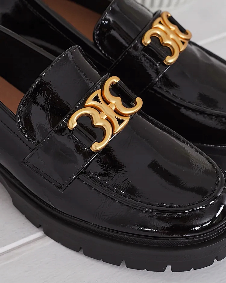 CZARNE MOKASYNY DAMSKIE ROMMIE 39 Rozmiar 39