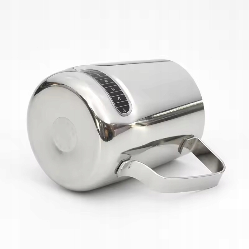 DZBANEK MLECZNIK STAL NIERDZEWNA DO MLEKA ŚMIETANKI Z TEMPERATURĄ 350ML