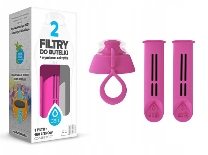 

2 x Filtr Do Butelki Dafi + Zakrętka