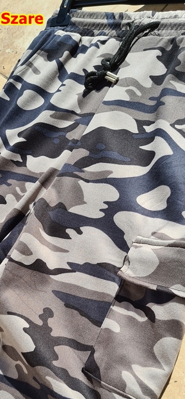 CARGO MORO Camo spodnie bojówki DRESOWE rozmiary Rozmiar L/XL
