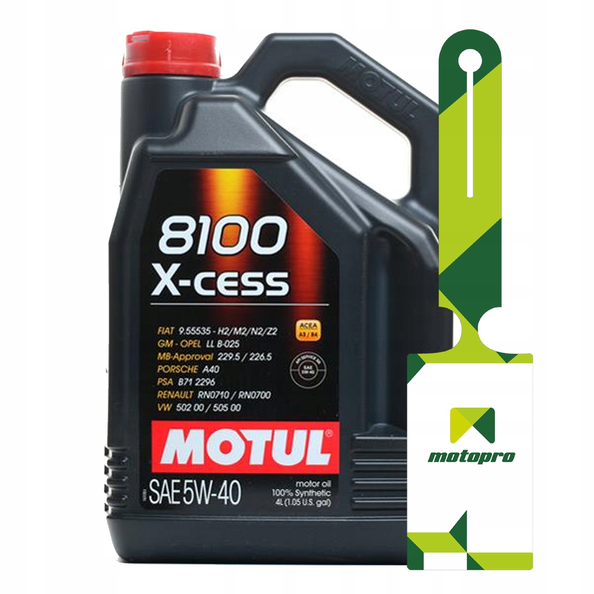 OLEJ MOTUL 8100 XCESS 5W40 4L 5W40 + GRATIS 104256 za 124,99 zł z SZCZECIN Allegro.pl