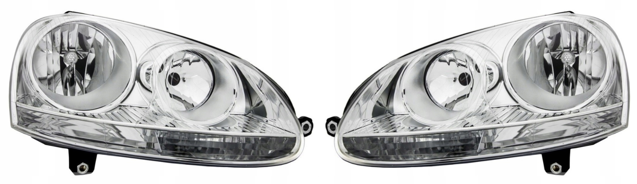 VW GOLF V JETTA REFLEKTOR HALOGEN GŁÓWNY LEWY + PRAWY HOMOLOGACJA EU