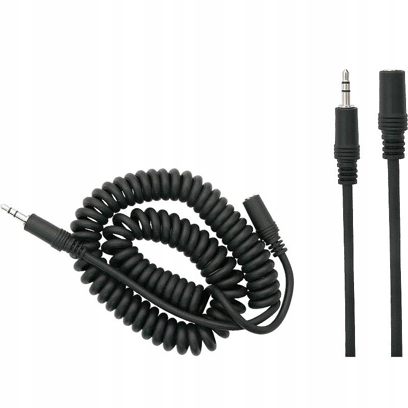 

Przedłużacz słuchawek Jack 3,5mm 3m skręcany