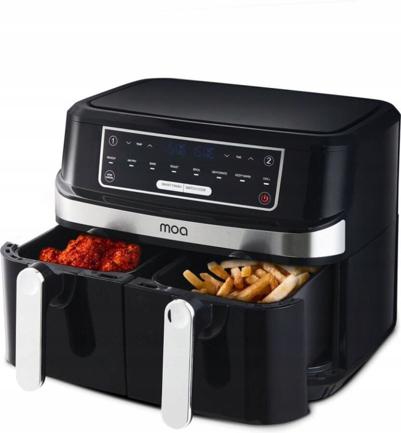 Frytkownica Beztłuszczowa Moa PFD5B 9L Air Fryer 2x4,5L
