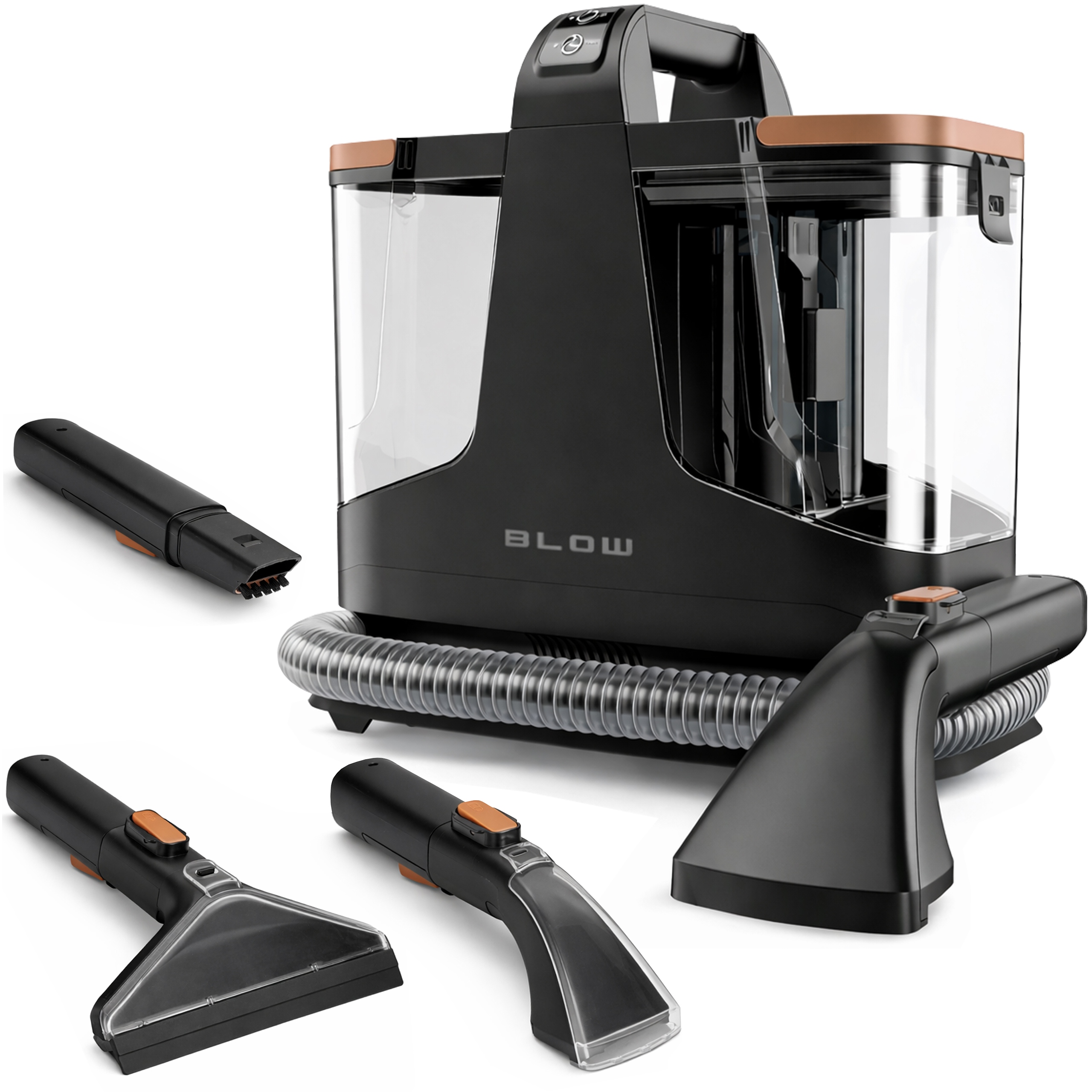 Odkurzacz Piorący 600W Do Tapicerki Dywanów Prania Mocny Ssawka Mokro Sucho