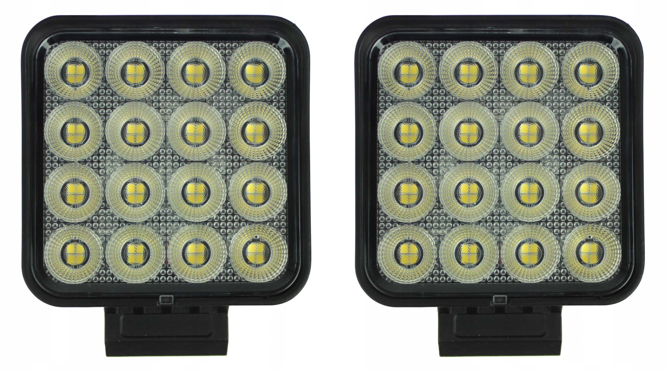 LAMPA ROBOCZA HALOGEN 16 LED 12V 24V LEDOWA SZPERACZ OSRAM KWADRAT 64W IP68