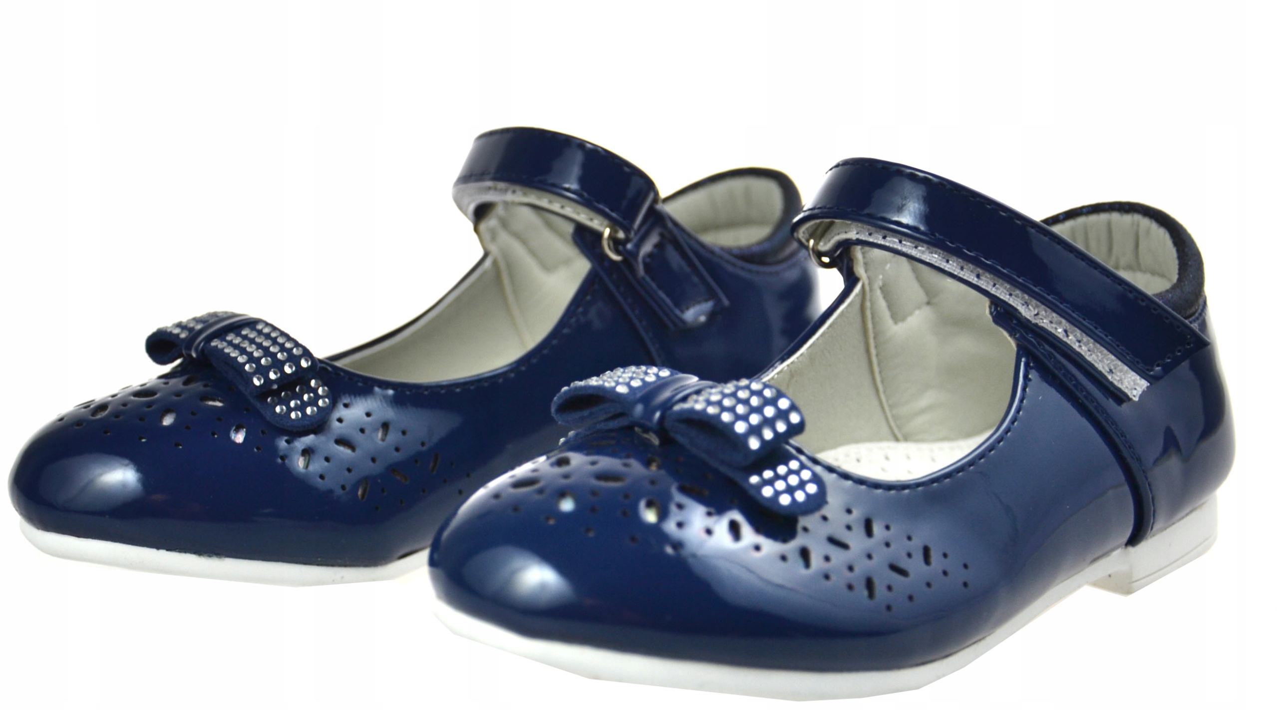 Skóra Kokarda PANTOFELKI Wyprofil SKÓRA Granat r29 Materiał skóra ekologiczna