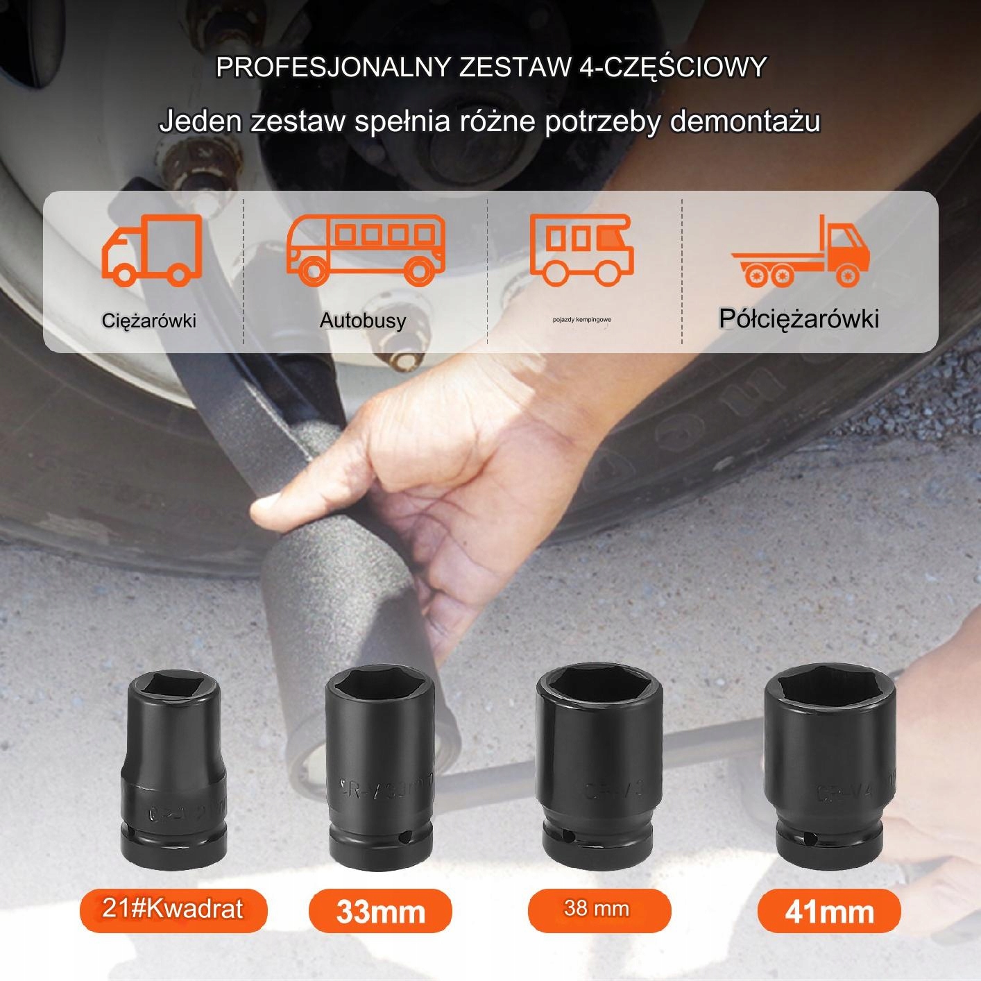 Zestaw Kluczy Dynamometrycznych do Nakrętek Mocujących 4 Gniazda EAN (GTIN) 5907021403016