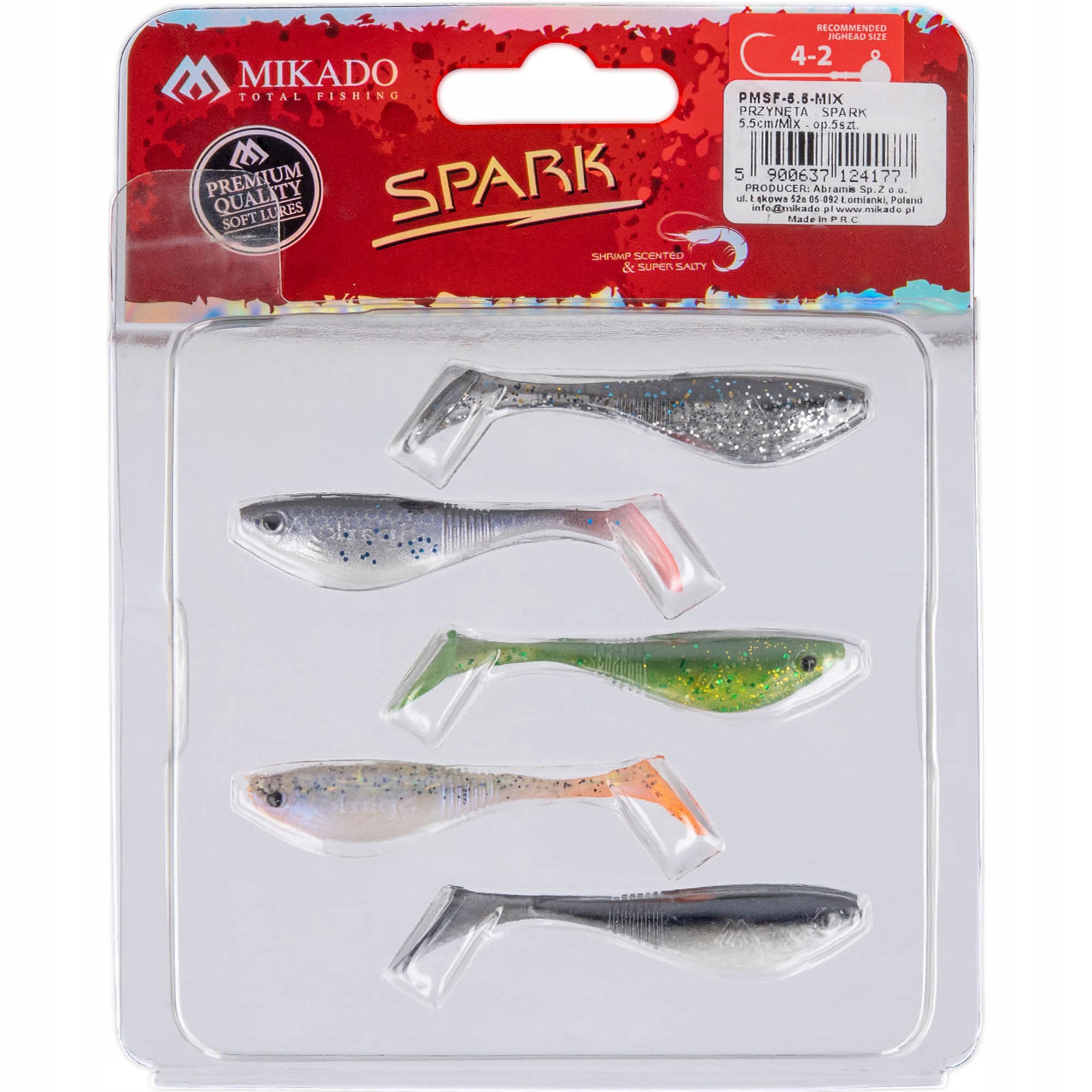 Przynęty Mikado Spark 5,5cm Mix