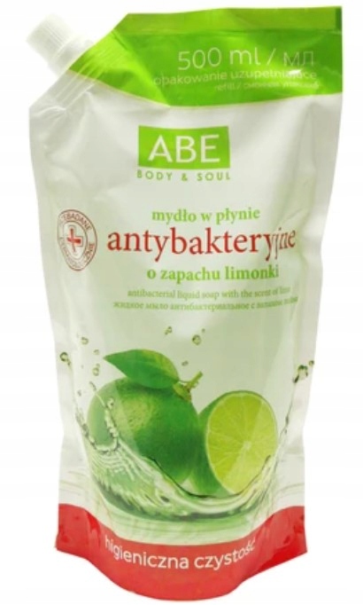 

Abe Mydło w płynie antybakteryjne Limonka 500 ml