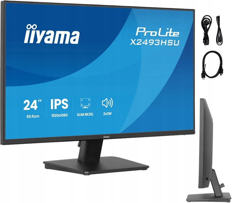 Monitor iiyama ProLite X2493HSU-B1 24" Ips Led 120Hz 1ms /hdmi, Dp/