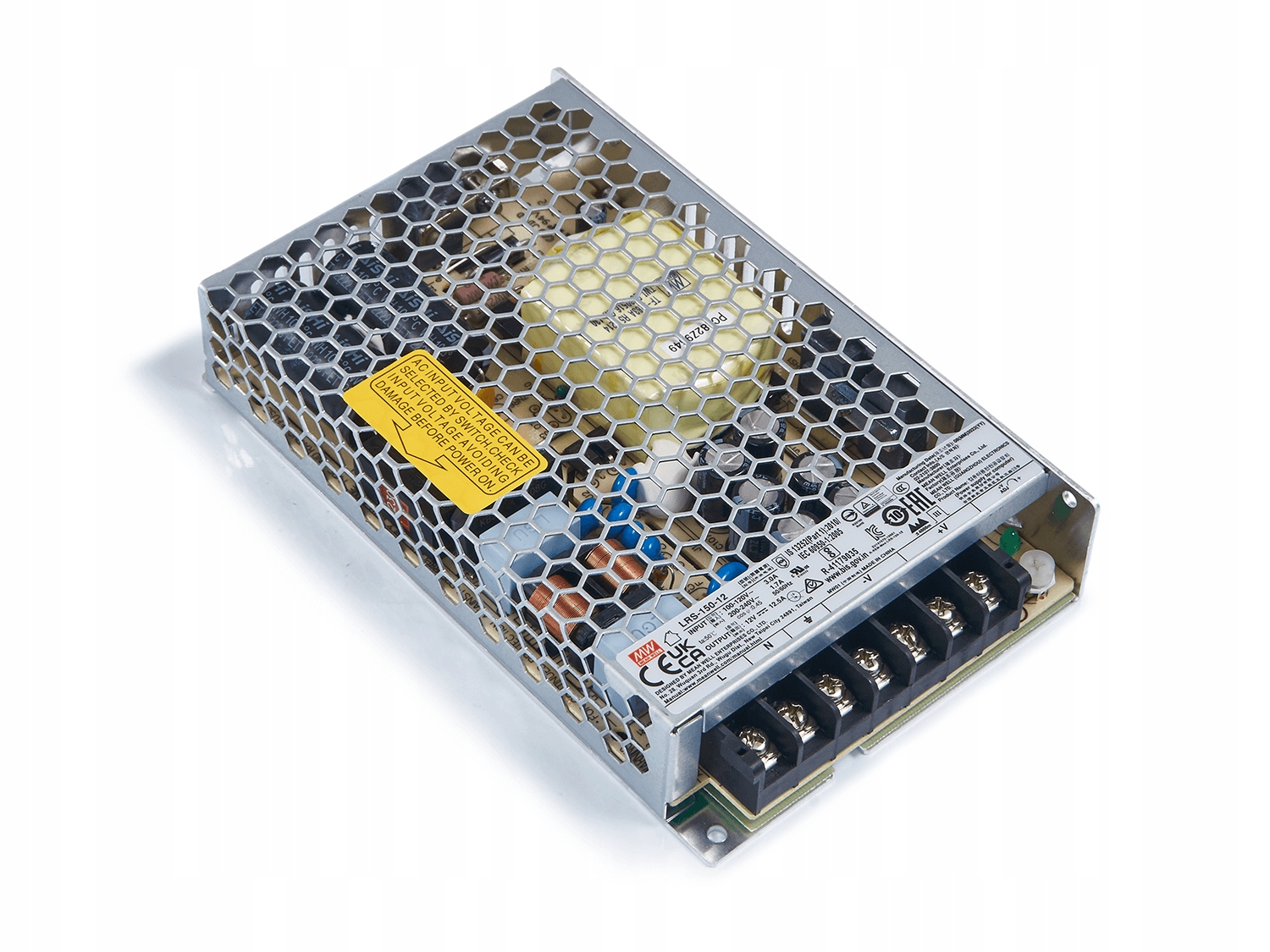 Napájecí Zdroj 12V 150W 12.5A IP20 Pro Led Pásky Mean Well, 3 Roky Gw, Modulární