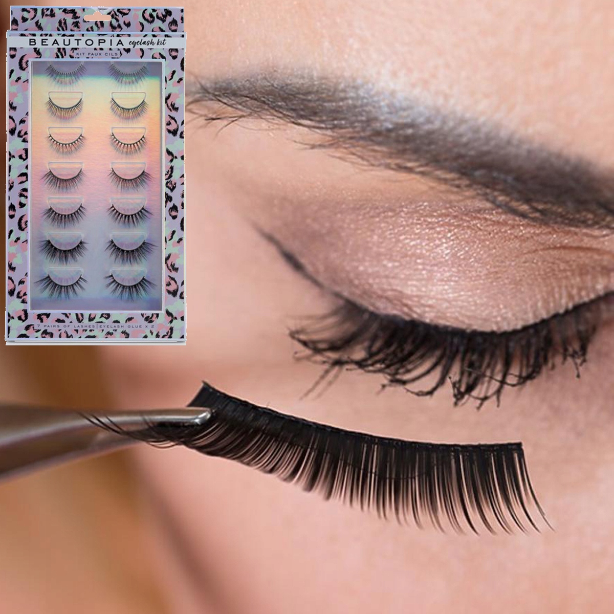 

Beautopia Lash Kit Zestaw Sztucznych Rzęs Klej