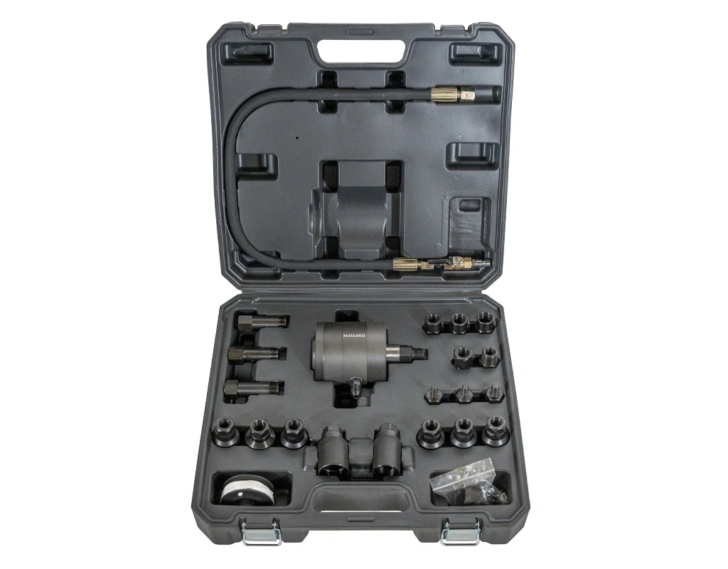 Matabro MB-INJ01, Pneumatický stahovák vstřikovačů s koncovkami