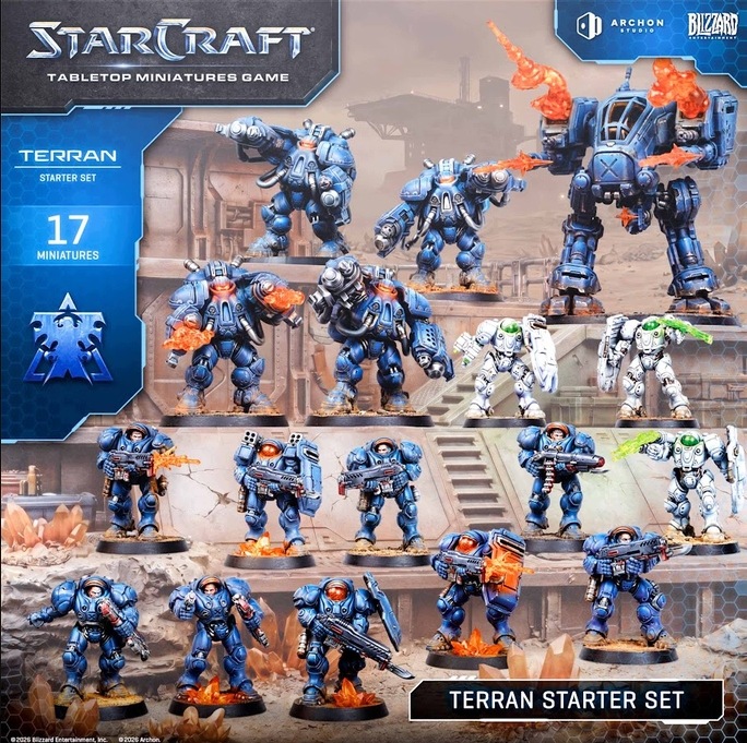 Starcraft Tmg Terran Starter Set