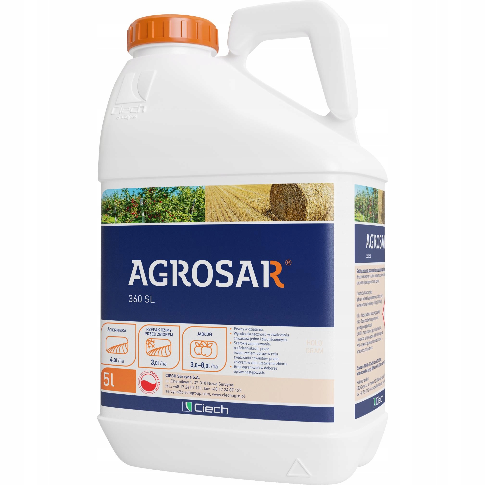 

Środek ochrony roślin Ciech Agrosar 360 Sl 5L