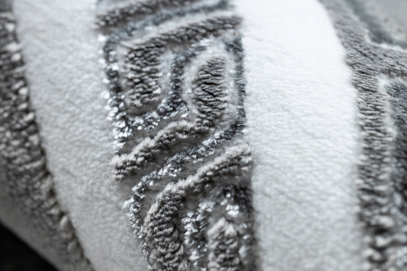 Dywan GLOSS 120 kółko szaro biały GRECKI okrągły EAN (GTIN) 5904145249865