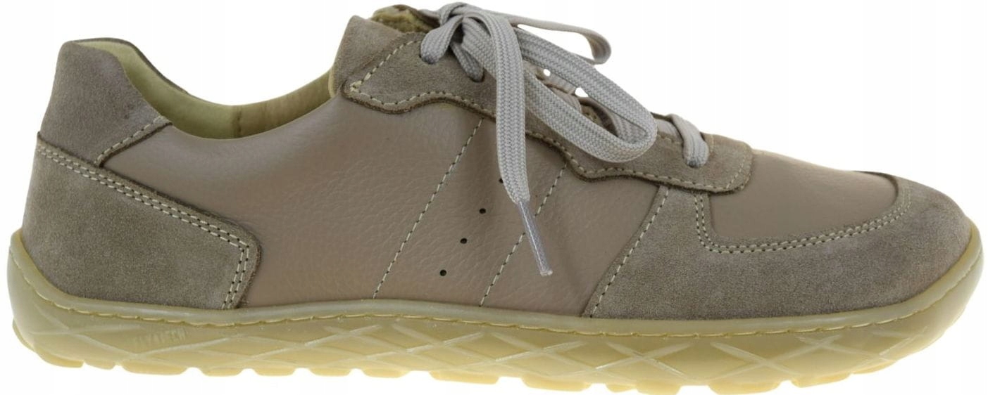 Kampa N1284 – komfortní barefootové polobotky z lícové kůže a semiše VEL.37