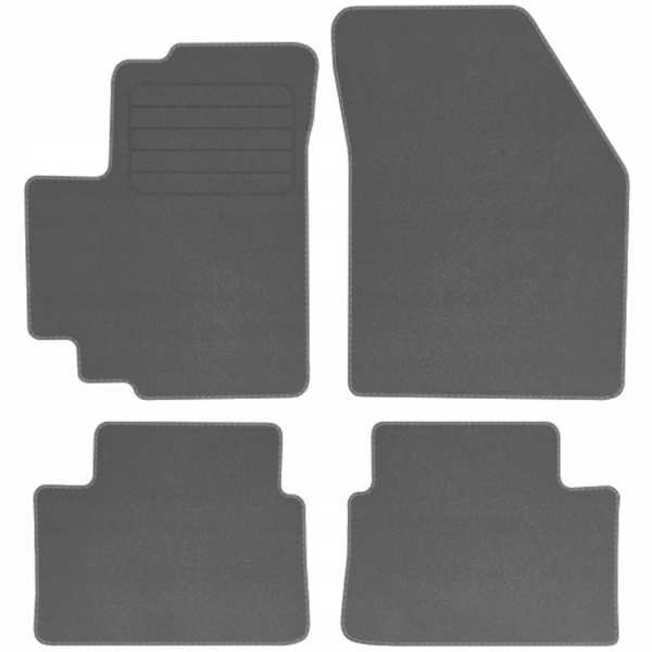 Suzuki Alto 2009-2015 velurové koberce Comfort Šedé