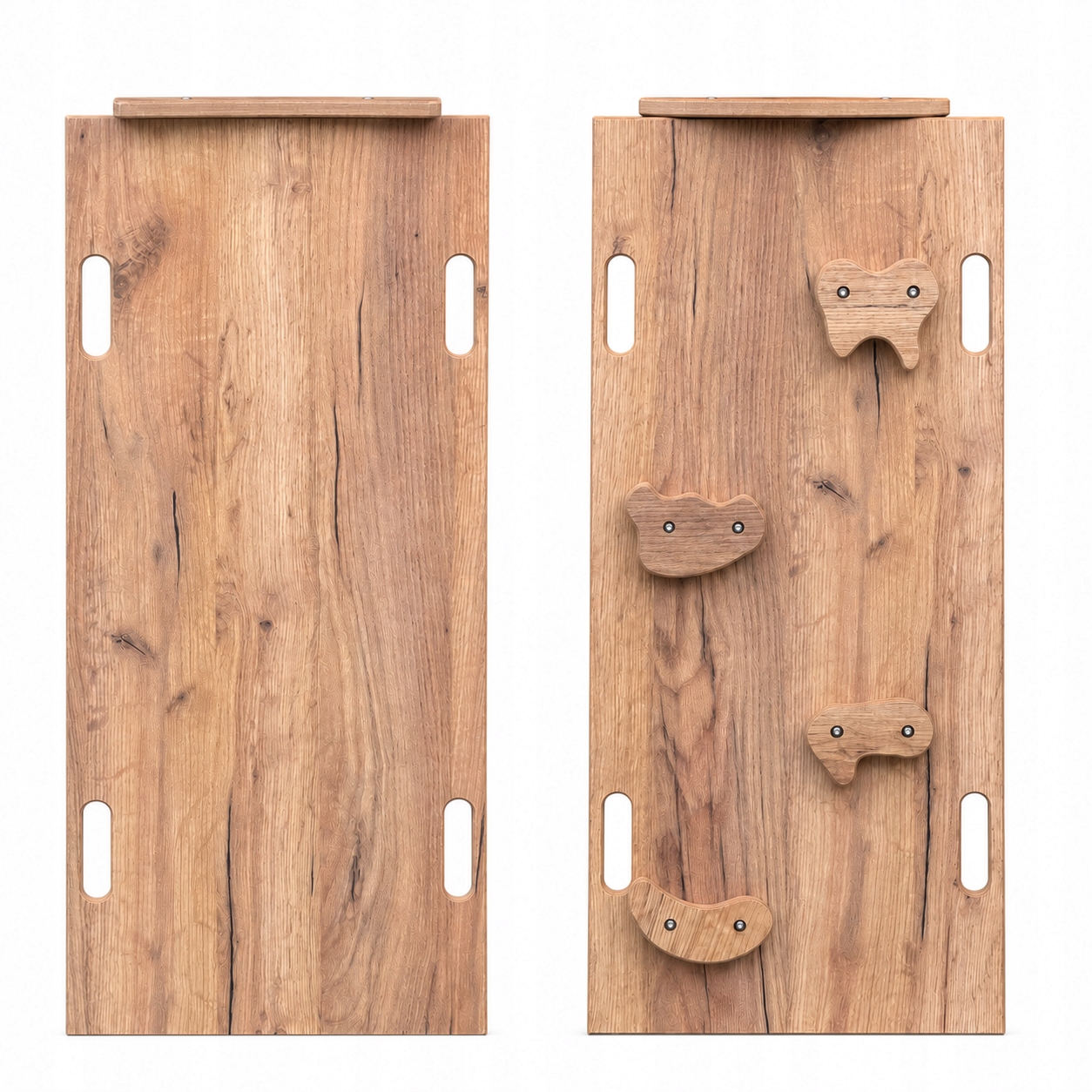 Ścianka Wspinaczkowa i Zjeżdżalnia do Bujaka Montessori 2w1 Wood Style