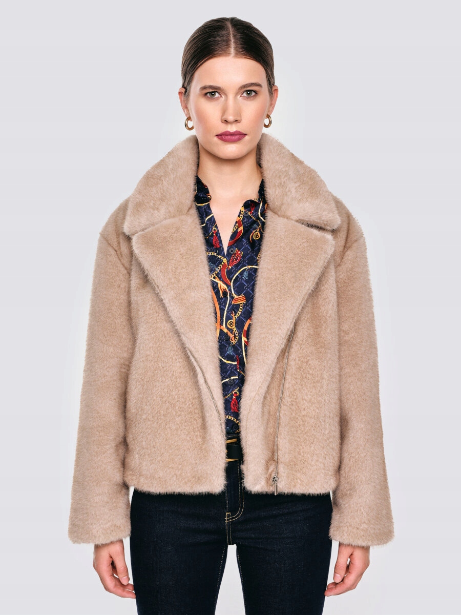 Big Star Dámská bunda kožíšek béžová Godivasa 800