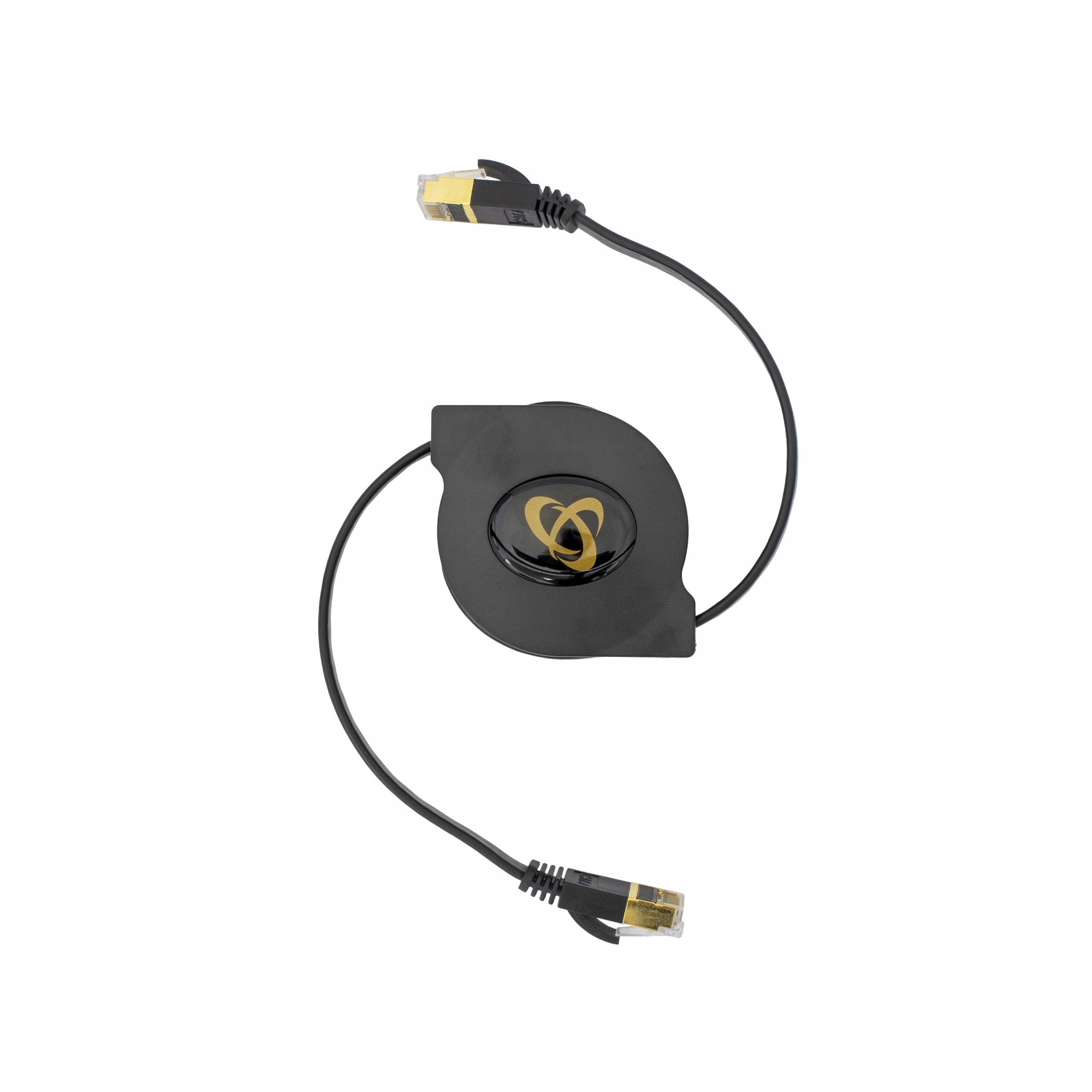 Kabel Sbox CAT7 RJ45 Retrakcyjny 1.5m UTP - Czarny