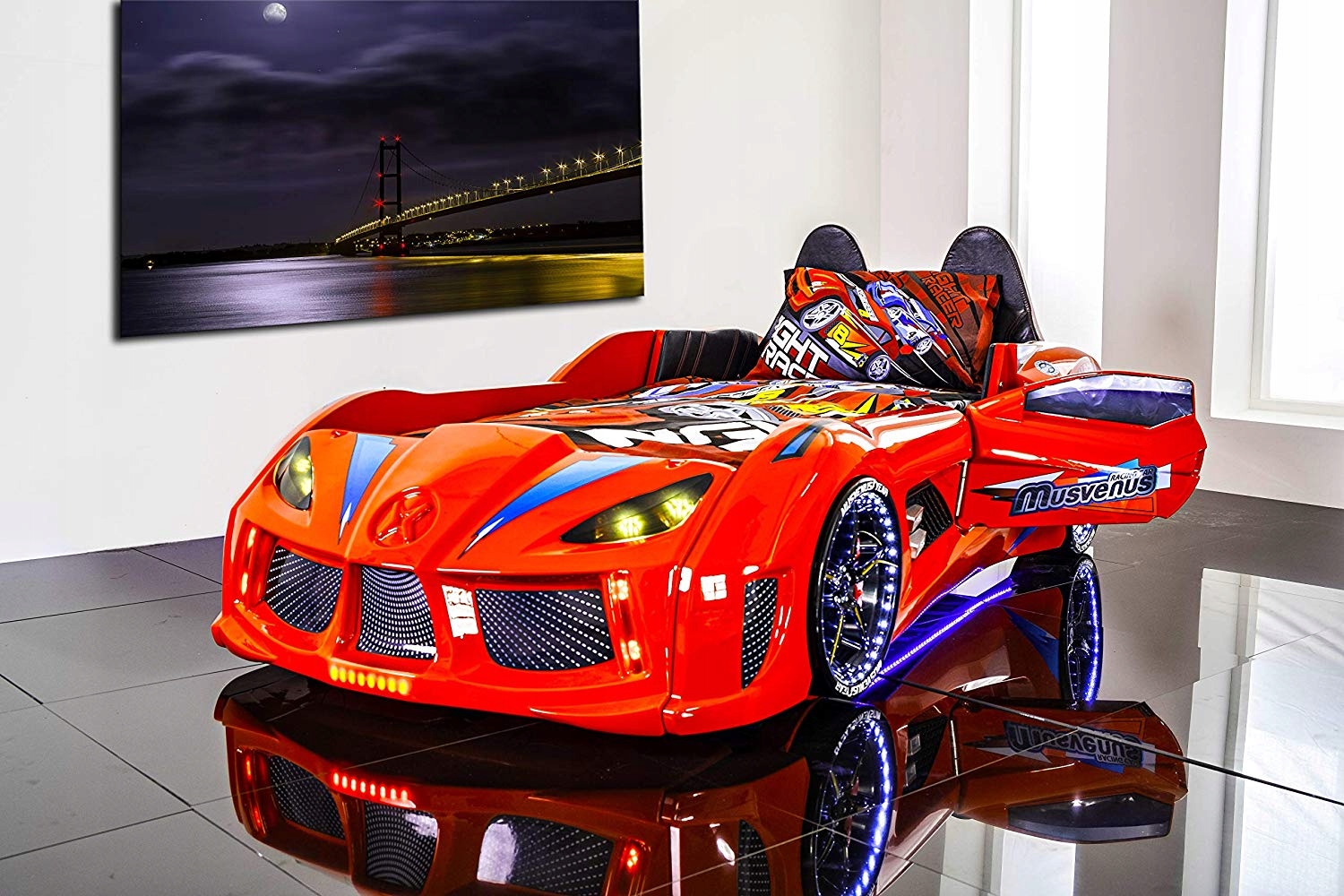 Łóżko AUTO samochód dla dziecka GT race
