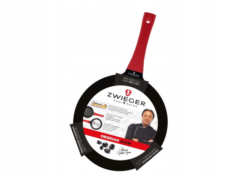 Patelnia Zwieger Obsidian 24 cm