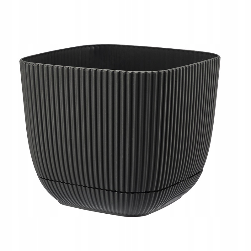 

Osłonka Doniczka Coral Kwadrat 15 CM Szary