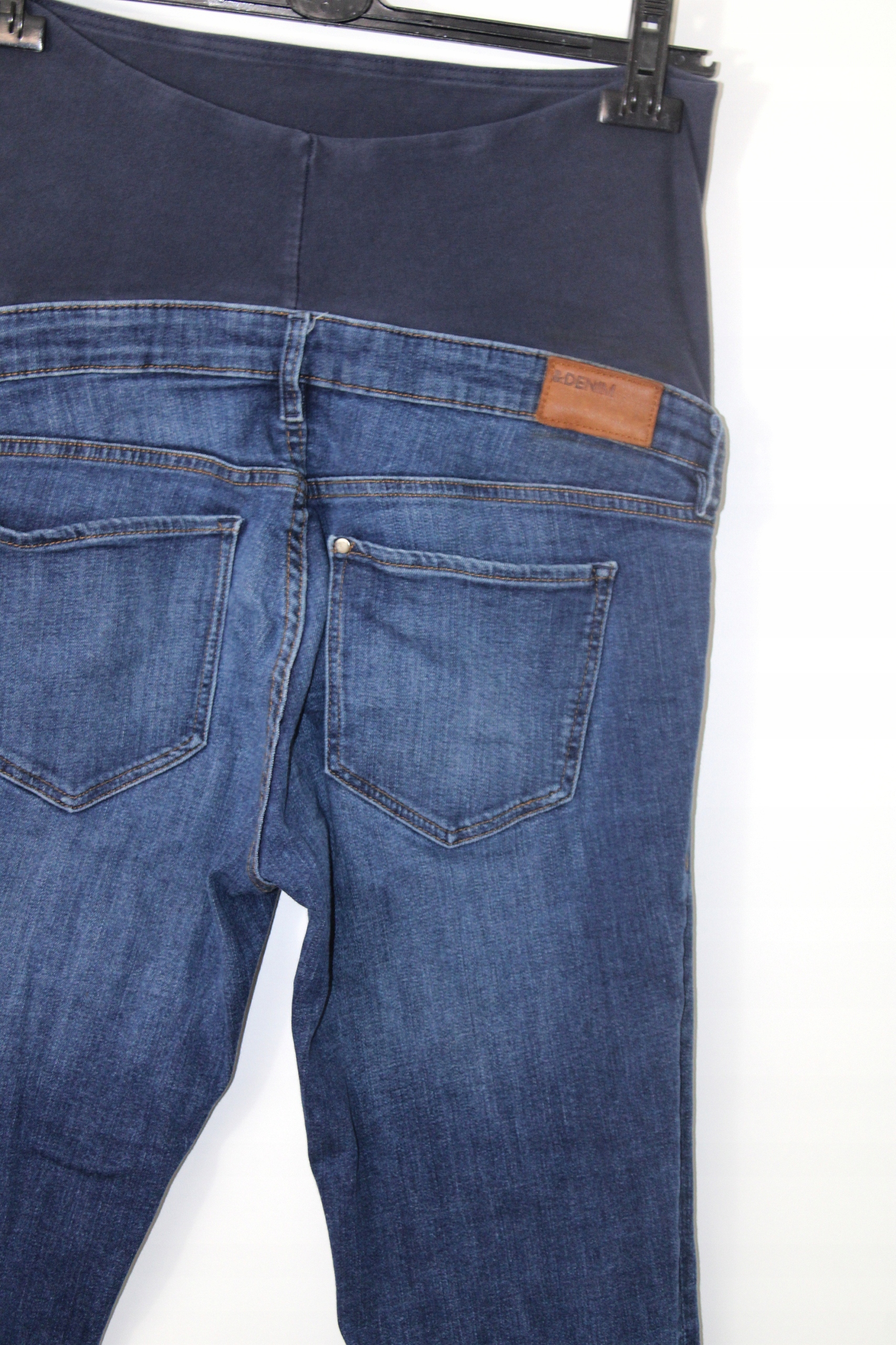 x7 &DENIM H&M Wygodne Spodnie Ciążowe Jeans Skinny 42 XL Materiał dominujący bawełna