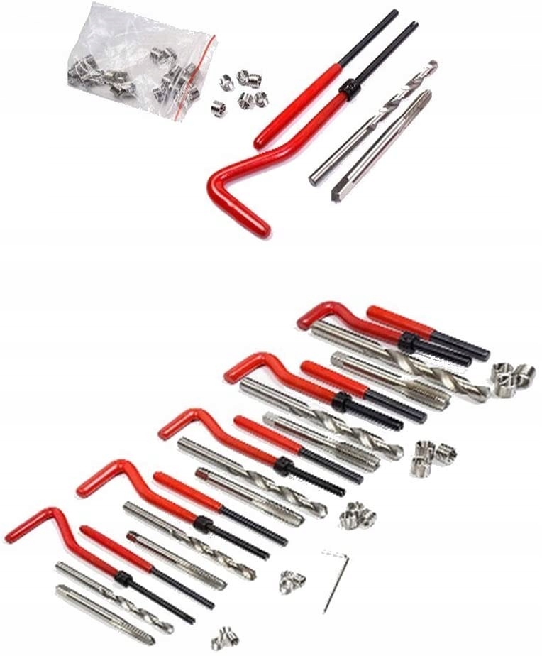 ZESTAW NAPRAWCZY DO ZERWANYCH GWINTÓW M5-M12 131 Marka Kraftverk