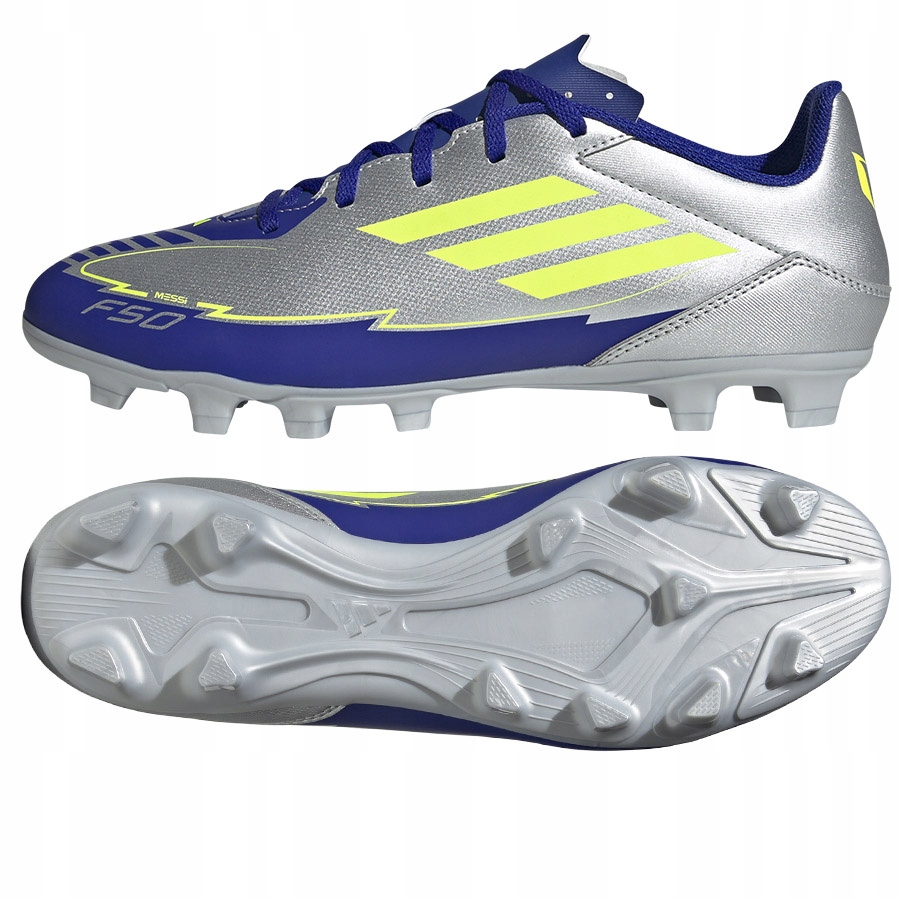 Adidas F50 Club Fg/mg (42 2/3) Boty Lanky Unisex Stříbrné