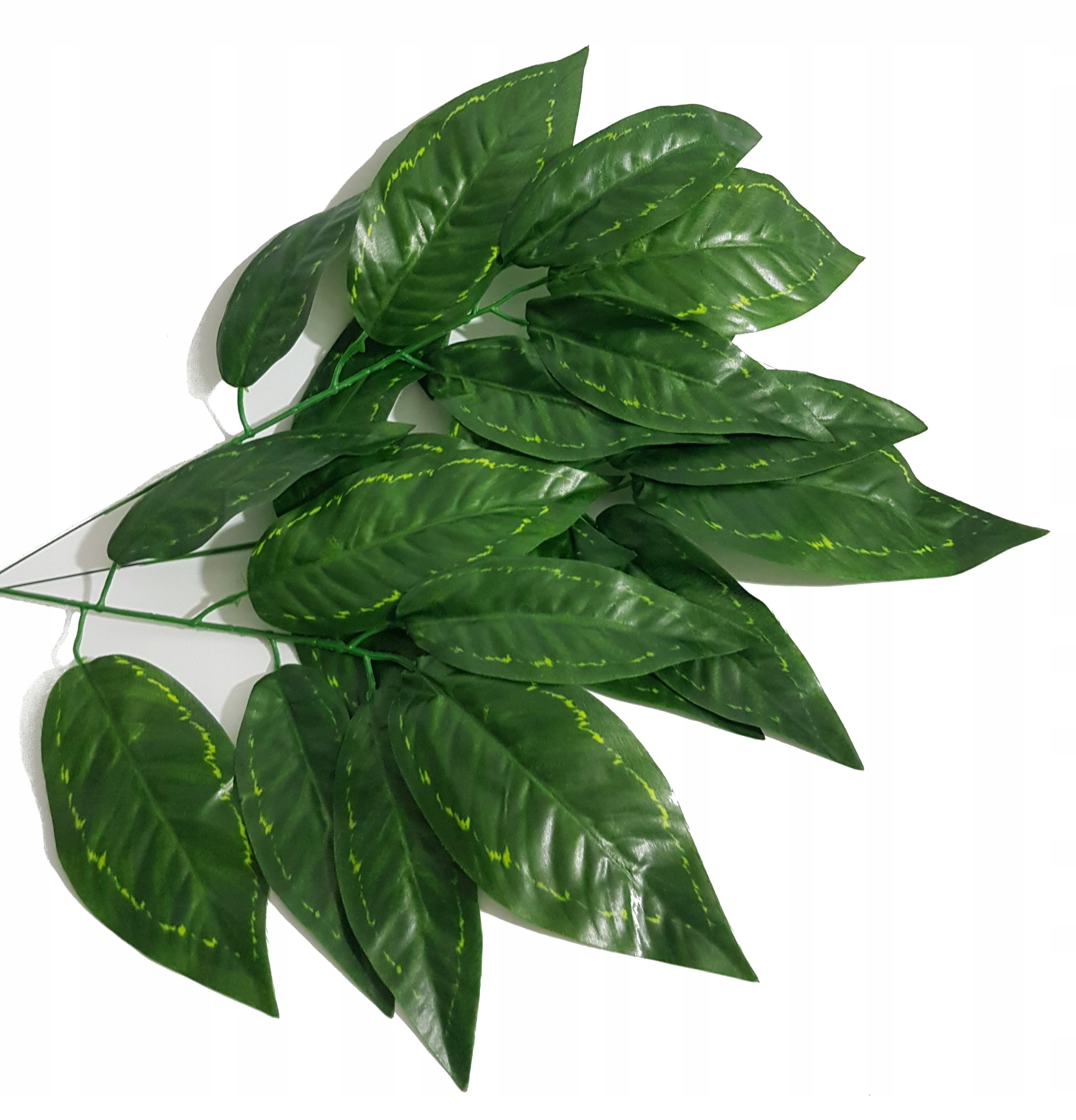 

Liście Zielone Cieniowane Sztuczny 3 Sztuki