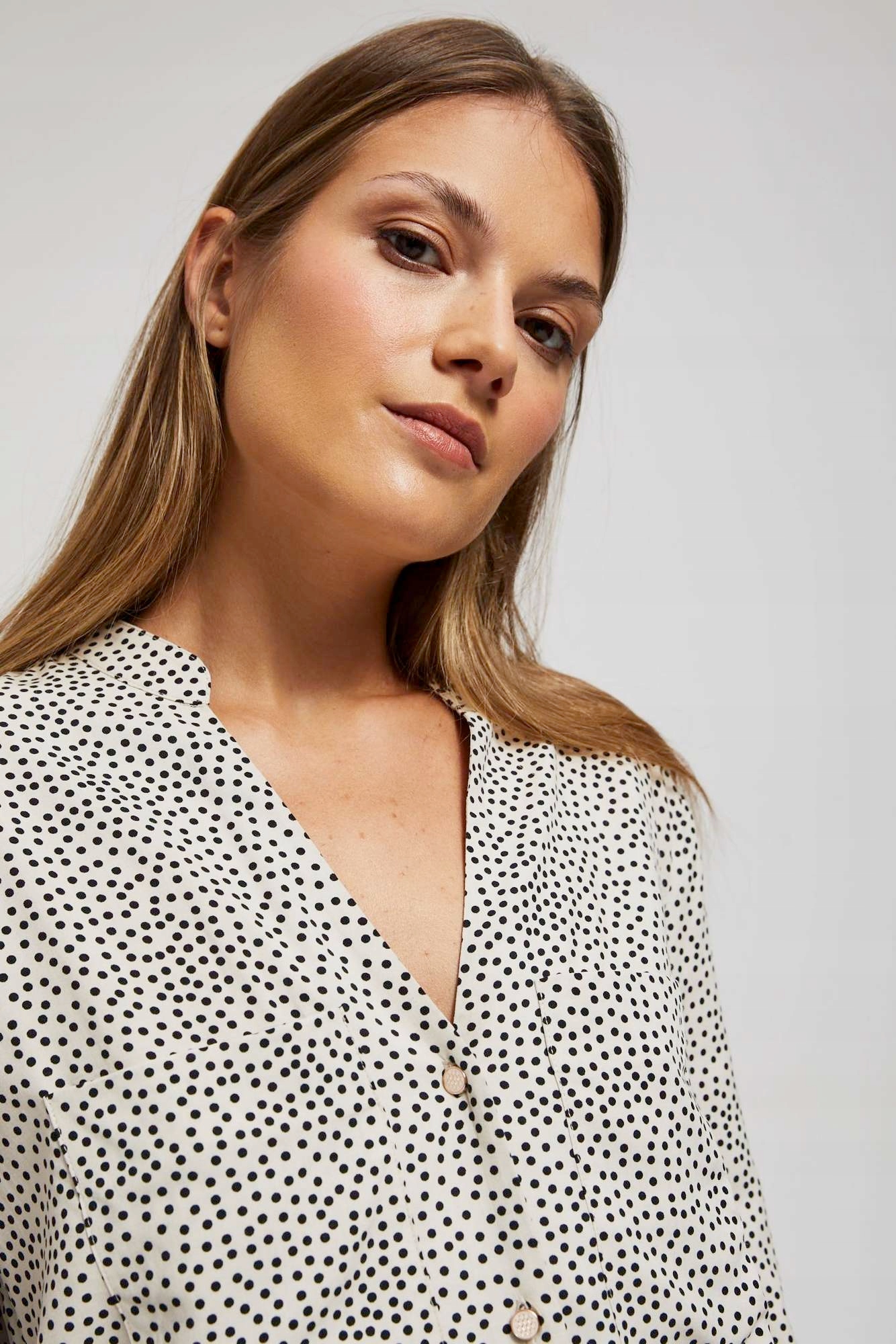 Koszula w groszki 38 od MOODO Płeć kobieta