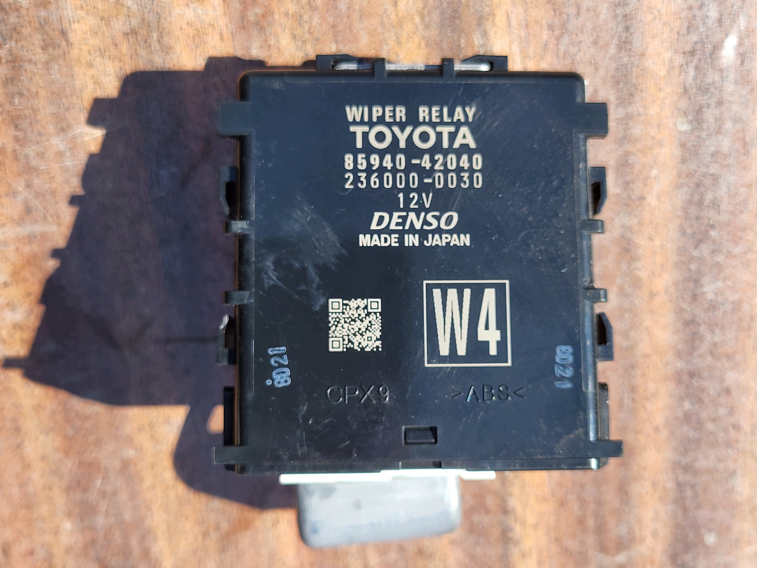 modul bedienteil relais wischer TOYOTA RAV4 V 85940-42040 OE