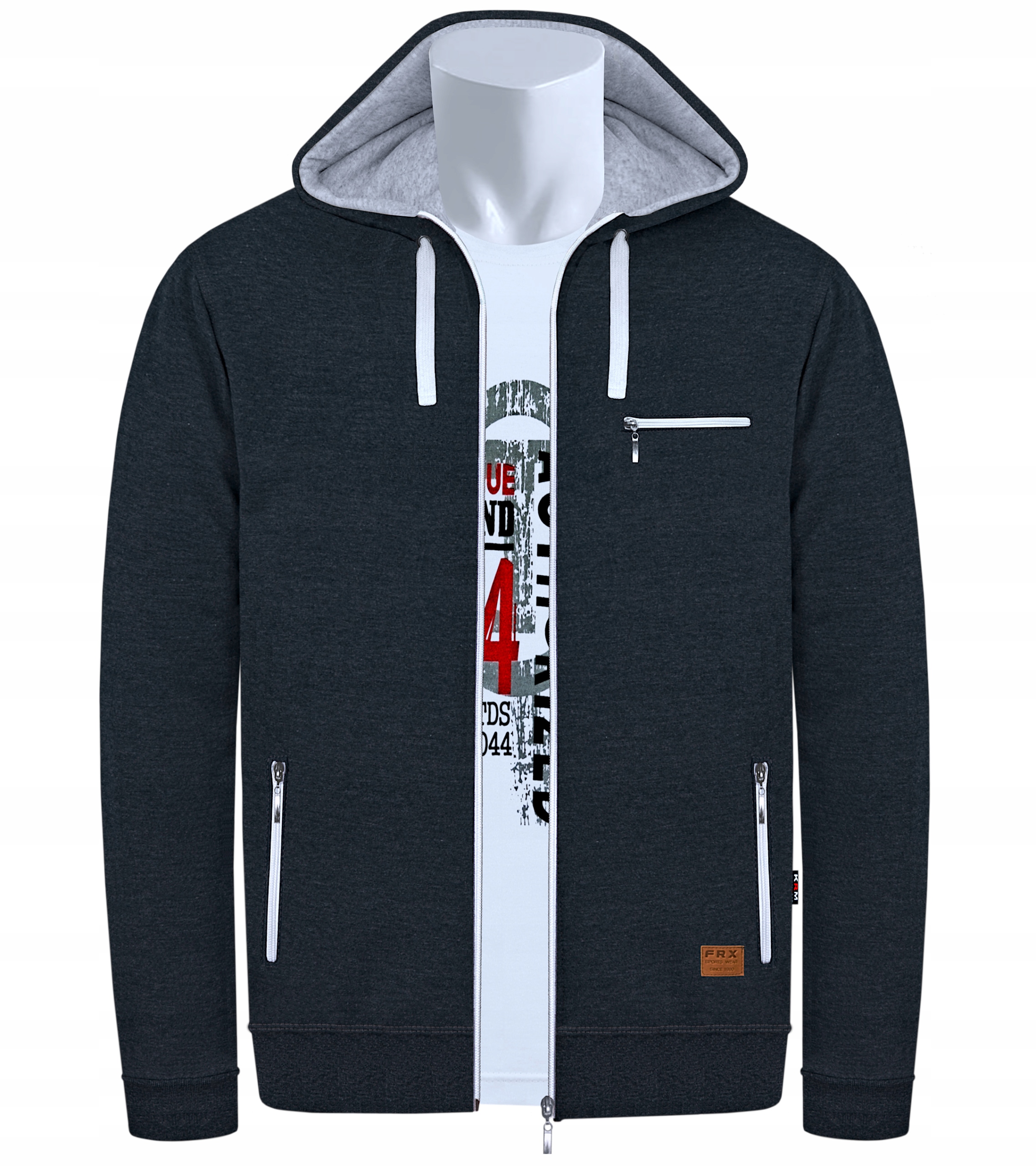 

Bluza Męska Fr/kp rozpinana XL antr