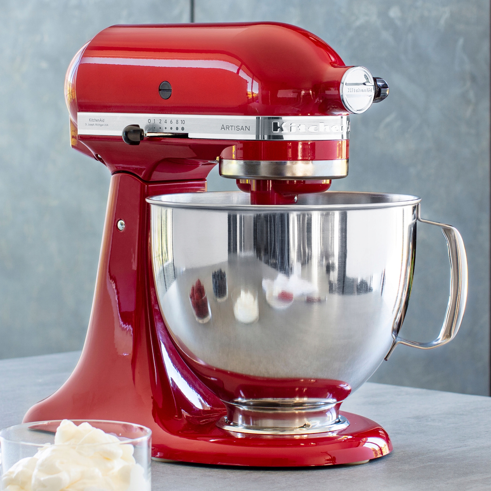 Robot kuchenny KitchenAid 5KSM125EER 300 W czerwony Model 5KSM125
