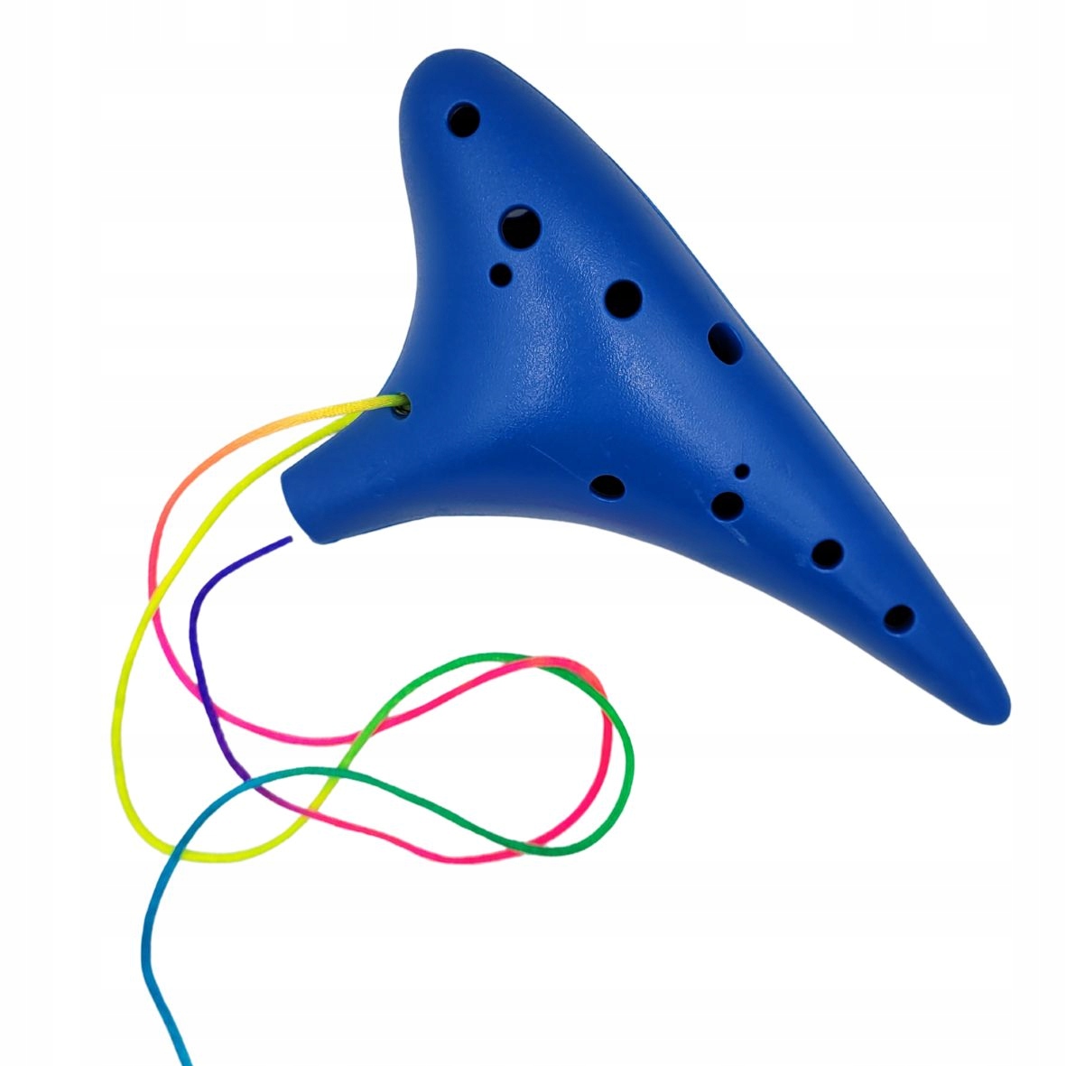 

Okaryna Abs niebieska chwyty nuty, ocarina flet