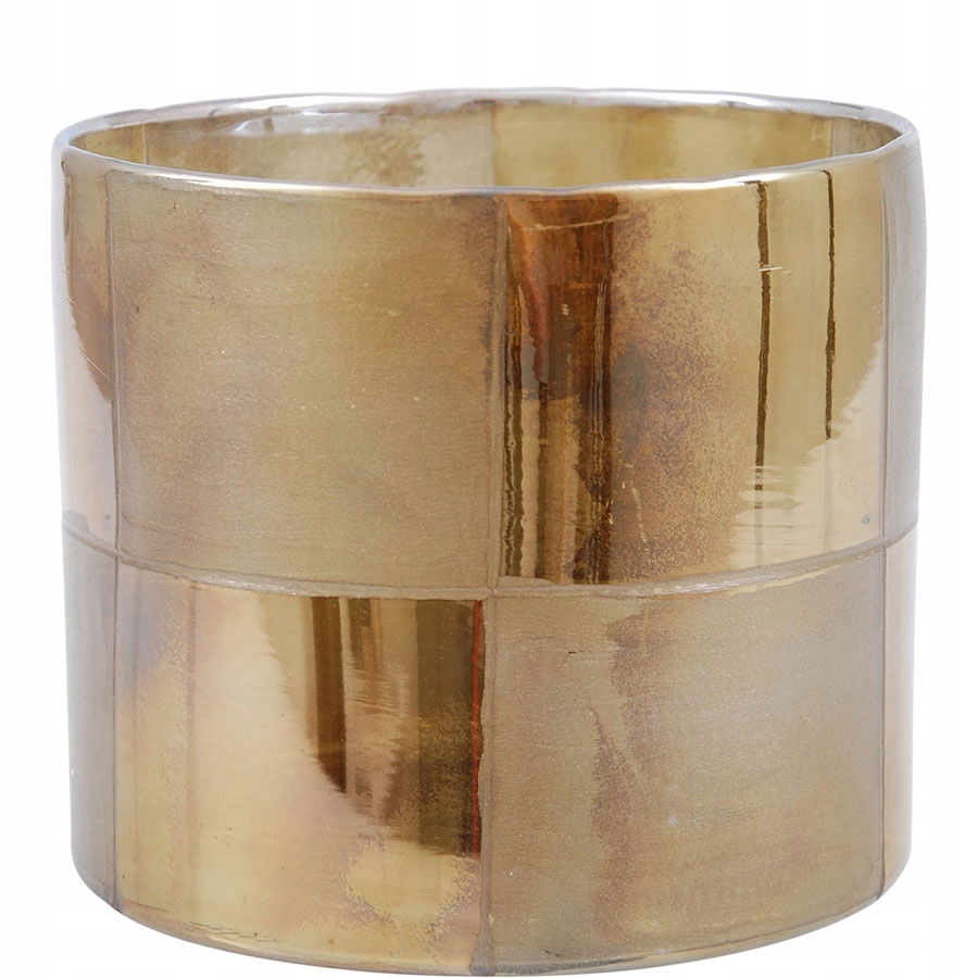 ŚWIECZNIK ZŁOTY LATARNIA 18x20 OSŁONKA